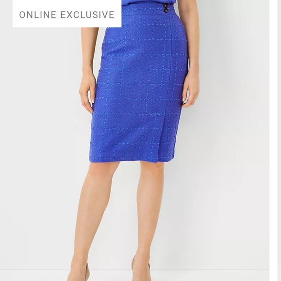 Calvin Klein Plus Size Tweed Pencil Skirt - Macy's